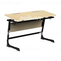 Стол ученический 2-местный регулируемый по высоте и наклону «L 50x30» в Ростове-на-Дону
